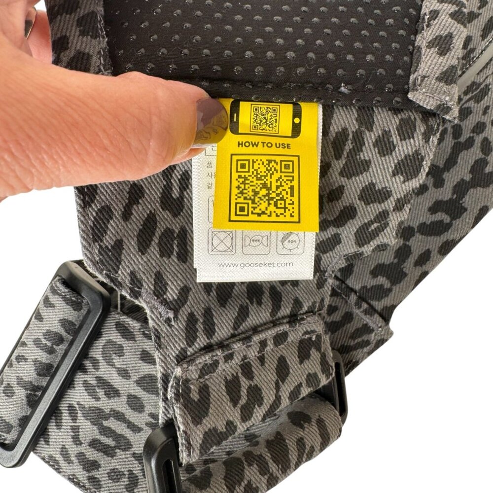 Gray Leopard Print Gooseket - Picture 9 of 9